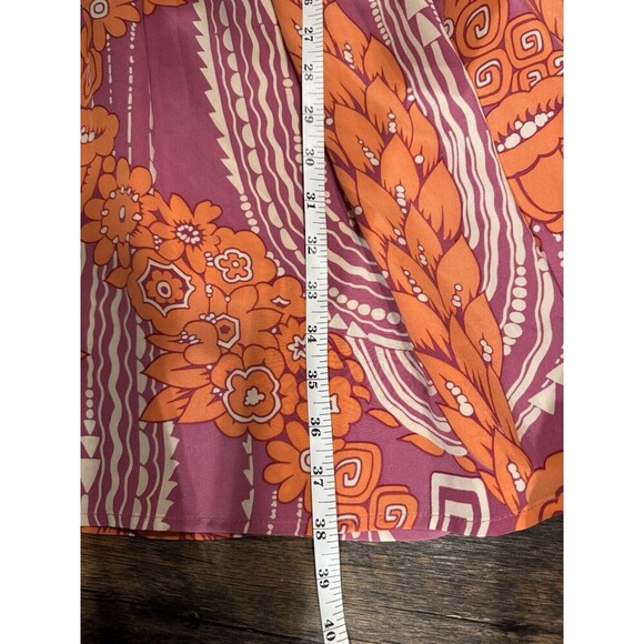 Tracy Reese 100% Silk Midi Dress Womens Size Small Floral Print - Picture 7 of 7